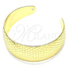Oro Laminado Individual Bangle, Gold Filled Style Polished, Golden Finish, 07.101.0022.3 (18 MM Thickness, One size fits all)