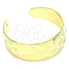 Oro Laminado Individual Bangle, Gold Filled Style Polished, Golden Finish, 07.101.0021.3 (18 MM Thickness, One size fits all)