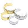 Oro Laminado Individual Bangle, Gold Filled Style Polished, Golden Finish, 07.101.0021.3 (18 MM Thickness, One size fits all)