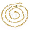 Oro Laminado Basic Necklace, Gold Filled Style Polished, Golden Finish, 04.318.0001.20 (04 MM Thickness, 20 Inches Length)