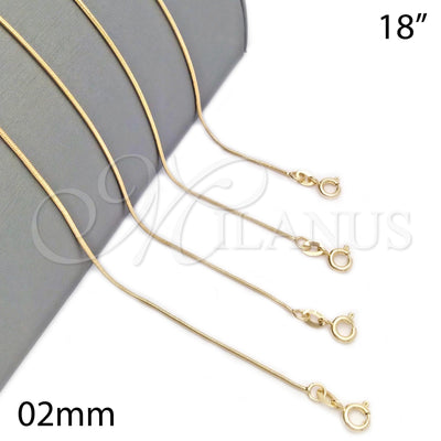 Gold Filled Gold-Filled Necklace 04.58.0009.18 for wholesale, main product view