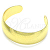 Oro Laminado Individual Bangle, Gold Filled Style Flower Design, Polished, Golden Finish, 07.101.0023 (25 MM Thickness, One size fits all)