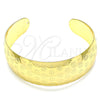Oro Laminado Individual Bangle, Gold Filled Style Polished, Golden Finish, 07.101.0024 (25 MM Thickness, One size fits all)