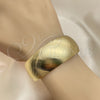 Oro Laminado Individual Bangle, Gold Filled Style Diamond Cutting Finish, Golden Finish, 07.101.0026 (25 MM Thickness, One size fits all)