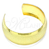 Oro Laminado Individual Bangle, Gold Filled Style Polished, Golden Finish, 07.101.0027 (25 MM Thickness, One size fits all)