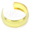 Oro Laminado Individual Bangle, Gold Filled Style Polished, Golden Finish, 07.101.0027 (25 MM Thickness, One size fits all)