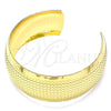 Oro Laminado Individual Bangle, Gold Filled Style Polished, Golden Finish, 07.101.0027 (25 MM Thickness, One size fits all)