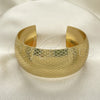 Oro Laminado Individual Bangle, Gold Filled Style Polished, Golden Finish, 07.101.0027 (25 MM Thickness, One size fits all)
