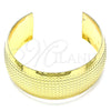 Oro Laminado Individual Bangle, Gold Filled Style Polished, Golden Finish, 07.101.0027 (25 MM Thickness, One size fits all)