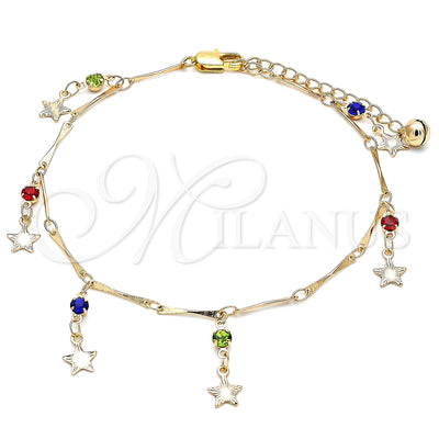 Gold-Filled Anklet 03.213.0106.1.10 — main product image — SKU 141222 | Tobillera de Oro Laminado 03.213.0106.1.10 — imagen principal del producto — SKU 141222