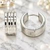 Stainless Steel Huggie Hoop, Polished, Steel Finish, 02.230.0034.2.20