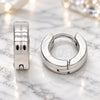 Stainless Steel Huggie Hoop, Polished, Steel Finish, 02.255.0004.10