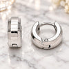 Stainless Steel Huggie Hoop, Polished, Steel Finish, 02.255.0005.10