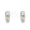 Stainless Steel Huggie Hoop, Polished, Steel Finish, 02.255.0008.10