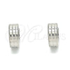 Stainless Steel Huggie Hoop, Polished, Steel Finish, 02.255.0009.10