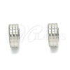 Stainless Steel Huggie Hoop, Polished, Steel Finish, 02.255.0009.10