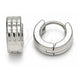 Stainless Steel Huggie Hoop, Polished, Steel Finish, 02.255.0009.10