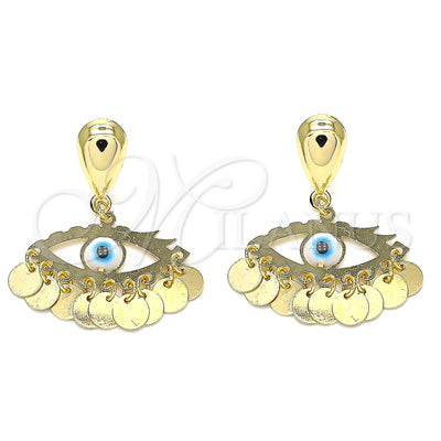 Gold Filled Gold-Filled Evil Eye Earrings 02.331.0030 for wholesale, main product view