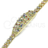 Dorado Oro Laminado Pulsera, vista 4 de la galería del producto por Mayoreo, vista adicional 4 del producto