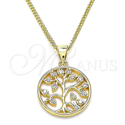 Gold Filled Gold-Filled Tree Necklace 04.156.0387.20 for wholesale, main product view