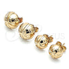 Gold Filled Ring — Stud Earring Polished 02. — alternate product view — SKU 141790 | Oro Laminado anillo — Stud Earring pulido 02. — SKU 141790