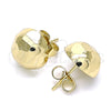 Gold Filled Ring — Stud Earring Polished 02. — alternate product view — SKU 141794 | Oro Laminado anillo — Stud Earring pulido 02. — SKU 141794