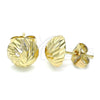 Gold Filled Ring — Stud Earring Diamond Cutting 02. — alternate product view — SKU 141800 | Oro Laminado anillo — Stud Earring Diamond Cutting 02. — SKU 141800
