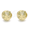 Gold Filled Ring — Stud Earring Diamond Cutting 02. — alternate product view — SKU 141803 | Oro Laminado anillo — Stud Earring Diamond Cutting 02. — SKU 141803