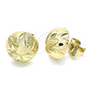 Gold Filled Ring — Stud Earring Diamond Cutting 02. — main product view — SKU 141803 | Oro Laminado anillo — Stud Earring Diamond Cutting 02. — SKU 141803