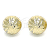 Gold Filled Ring — Stud Earring Diamond Cutting 02. — alternate product view — SKU 141805 | Oro Laminado anillo — Stud Earring Diamond Cutting 02. — SKU 141805
