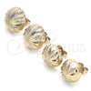 Gold Filled Ring — Stud Earring Diamond Cutting 02. — alternate product view — SKU 141805 | Oro Laminado anillo — Stud Earring Diamond Cutting 02. — SKU 141805