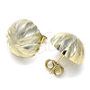 Gold Filled Ring — Stud Earring Diamond Cutting 02. — alternate product view — SKU 141806 | Oro Laminado anillo — Stud Earring Diamond Cutting 02. — SKU 141806