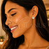 Gold Filled Ring — Stud Earring with White Cubic Zirconia and White — main product view — SKU 141816 | Oro Laminado anillo — Stud Earring with blanco Cubic Zirconia and blanco — SKU 141816