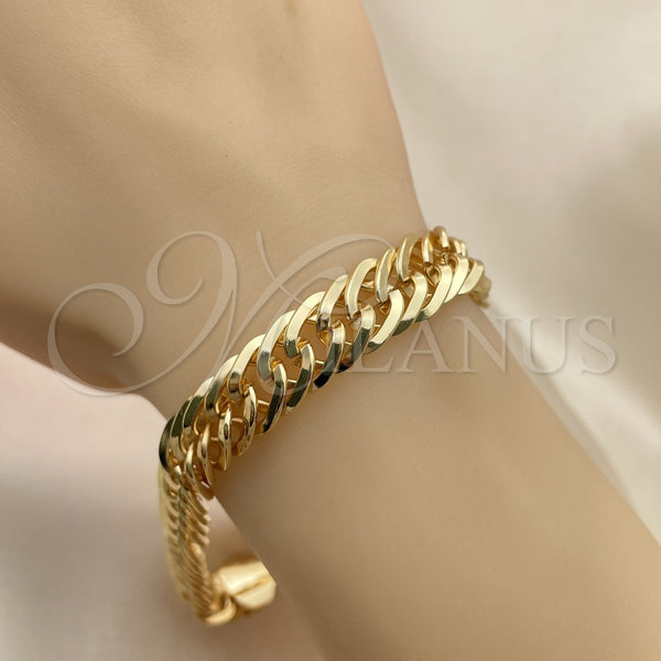 Gold Filled Bracelet — Basic Bracelet Polished 03. 12 MM Thickness 9 — alternate product view — SKU 142024 | Oro Laminado brazalete — básico Bracelet pulido 03. 12 MM Thickness 9 — SKU 142024