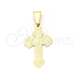 Gold Filled Pendant — Religious Pendant Cross Design Polished 05.02. — main product view — SKU 142162 | Oro Laminado dije — Religious Pendant cruz diseño pulido 05.02. — SKU 142162