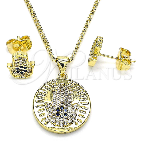 Gold Filled Ring — Earring and Pendant Adult Set Hand of God — main product view — SKU 142235 | Oro Laminado anillo — Earring and Pendant Adult Set Hand of God — SKU 142235