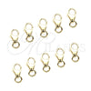 Oro Laminado Lock, Gold Filled Style Polished, Golden Finish, 12.33.0001