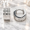 Stainless Steel Huggie Hoop, Polished, Steel Finish, 02.384.0019.12