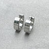 Stainless Steel Huggie Hoop, Polished, Steel Finish, 02.384.0027.12