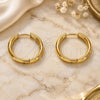 Stainless Steel Huggie Hoop, Polished, Golden Finish, 02.384.0037.1.20