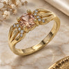 Oro Laminado Multi Stone Ring, Gold Filled Style Polished, Golden Finish, 01.284.0052.09 (Size 9)