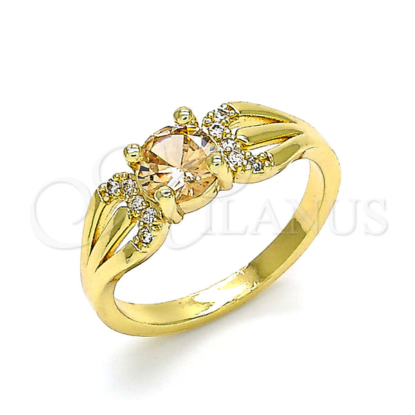Gold Filled Ring — Multi Stone Ring Polished 01. Size 9 — main product view — SKU 142502 | Oro Laminado anillo — Multi Stone Ring pulido 01. Size 9 — SKU 142502