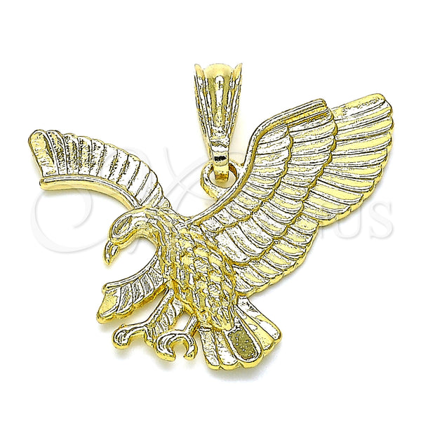 Gold Filled Pendant — Fancy Pendant Eagle Design Polished 05. — main product view — SKU 142735 | Oro Laminado dije — elegante Pendant Eagle diseño pulido 05. — SKU 142735