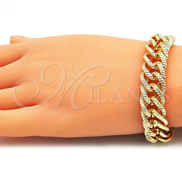 Gold Filled Bracelet — Basic Bracelet Polished 03. 15 MM Thickness 9 — alternate product view — SKU 142795 | Oro Laminado brazalete — básico Bracelet pulido 03. 15 MM Thickness 9 — SKU 142795