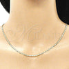 Oro Laminado Basic Necklace, Gold Filled Style Mariner Design, Polished, Golden Finish, 04.213.0213.18 (03 MM Thickness, 18 Inches Length)