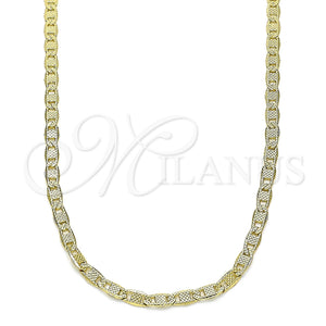 Gold Filled Necklace — Basic Necklace Mariner Design Polished 04. 03 MM — main product view — SKU 142911 | Oro Laminado collar — básico Necklace Mariner diseño pulido 04. 03 MM — SKU 142911