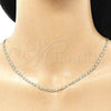 Oro Laminado Basic Necklace, Gold Filled Style Mariner Design, Polished, Golden Finish, 04.213.0214.18 (03 MM Thickness, 18 Inches Length)