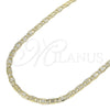 Oro Laminado Basic Necklace, Gold Filled Style Mariner Design, Polished, Golden Finish, 04.213.0214.18 (03 MM Thickness, 18 Inches Length)