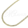 Oro Laminado Basic Necklace, Gold Filled Style Mariner Design, Polished, Golden Finish, 04.213.0214.18 (03 MM Thickness, 18 Inches Length)