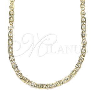 Gold Filled Necklace — Basic Necklace Mariner Design Polished 04. 03 MM — main product view — SKU 142912 | Oro Laminado collar — básico Necklace Mariner diseño pulido 04. 03 MM — SKU 142912